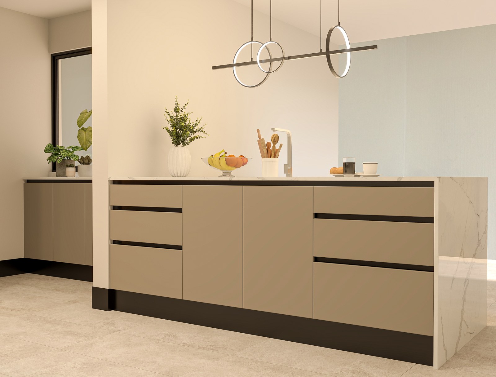 Cocina con isla Helenor Studio
